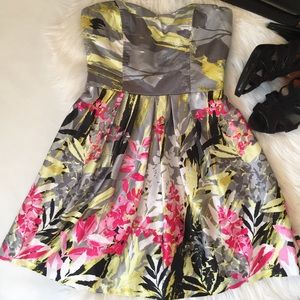 Strapless Colorful Dress